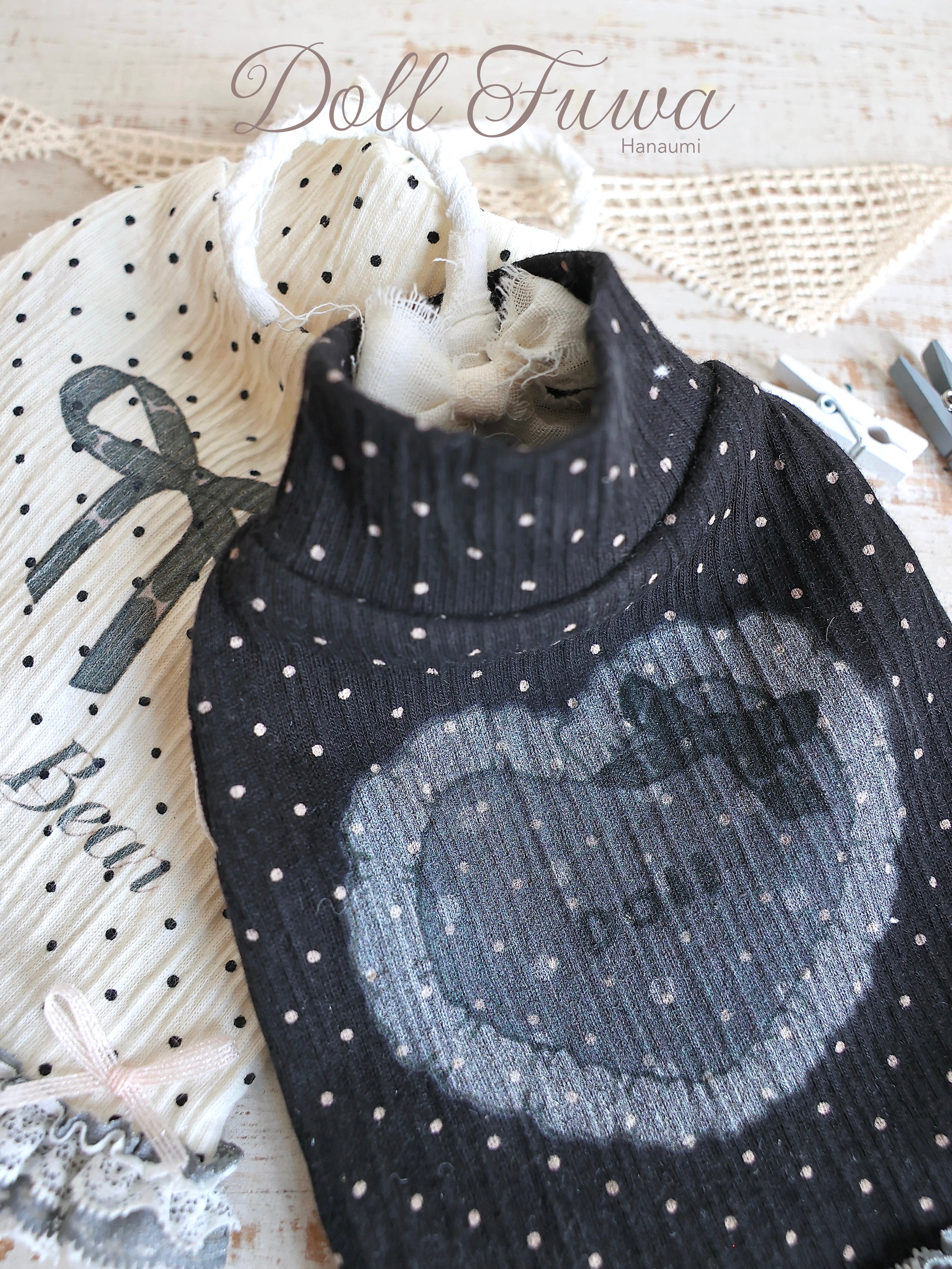 レースハートTシャツ
